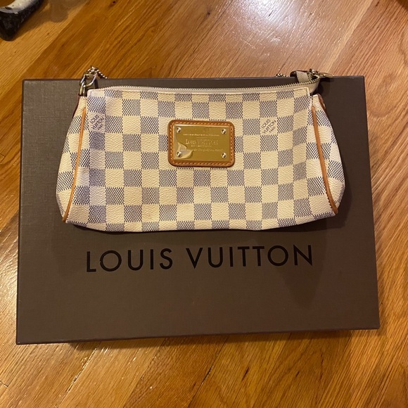 ! Louis Vuitton Eva Damier Azur Canvas Shoulder Bag - Picture 2 of 12